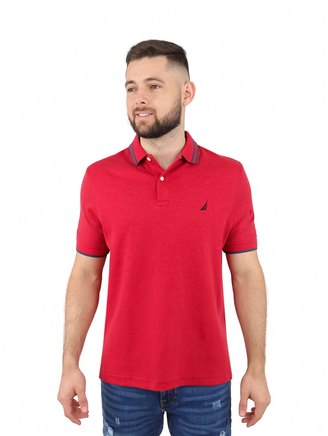 Playera Polo Nautica Rojo para Hombre