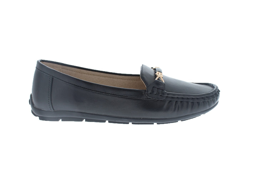 Zapatos Mocasines Comfort Fit Negro para Mujer