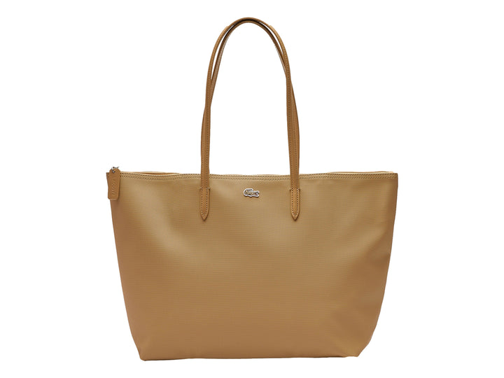 Bolso de Hombro Lacoste Beige para Mujer