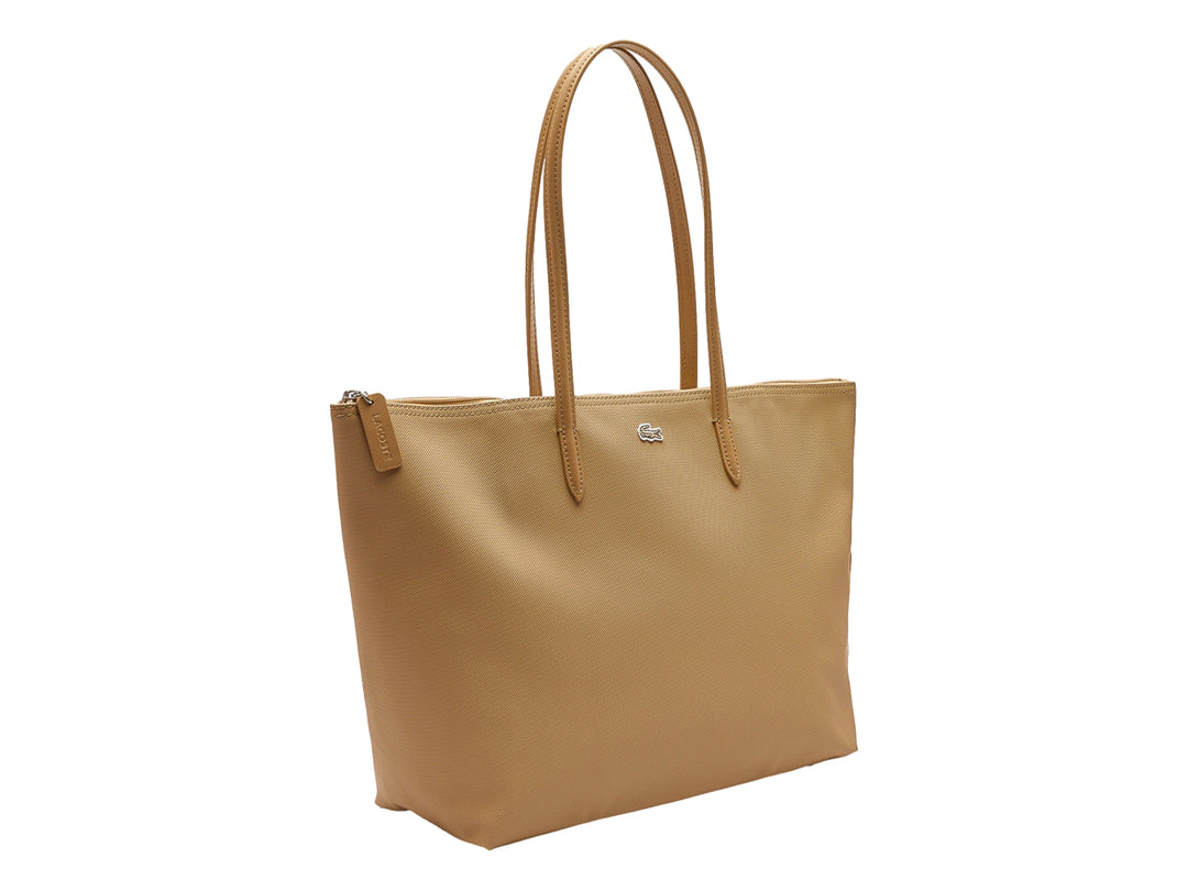 Bolso de Hombro Lacoste Beige para Mujer