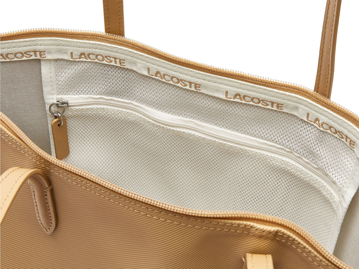 Bolso de Hombro Lacoste Beige para Mujer