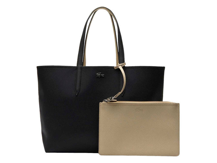 Bolso de Hombro Lacoste Negro para Mujer