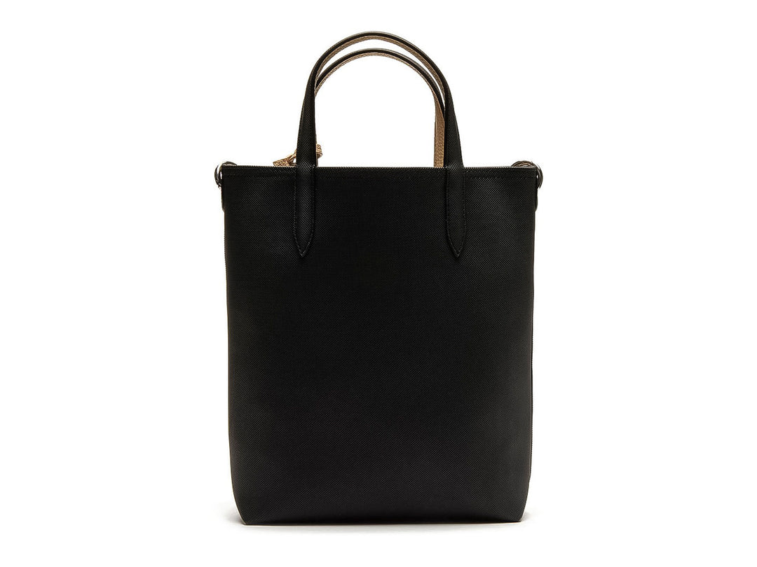Bolsa de Hombro Lacoste Doble Vista Negro para Mujer