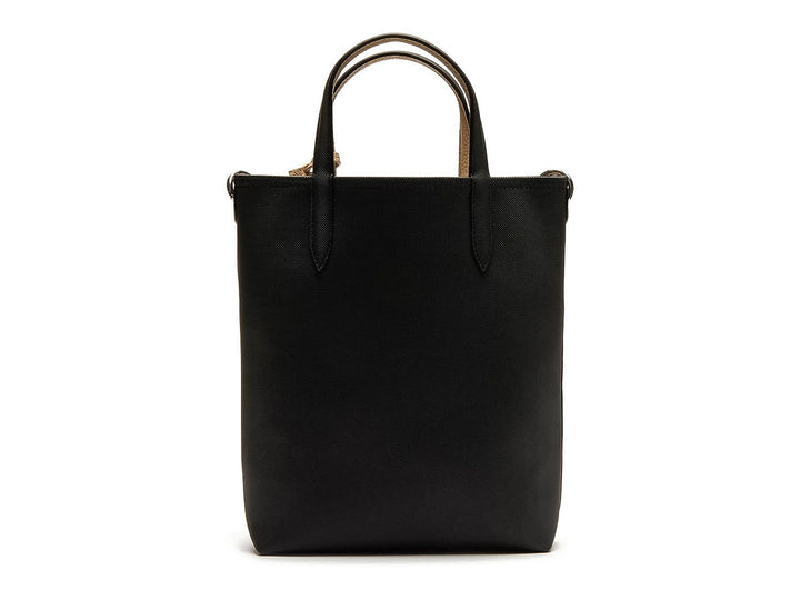 Bolsa de Hombro Lacoste Doble Vista Negro para Mujer