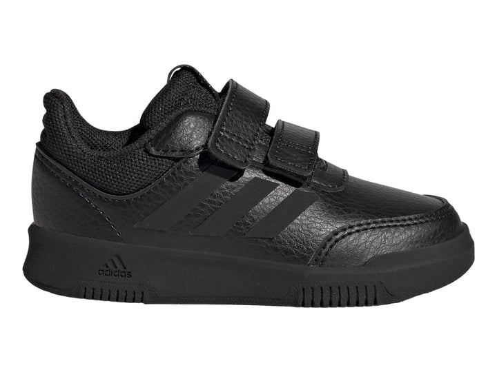 Tenis deportivos Adidas color negro con cierres de velcro para Niño.