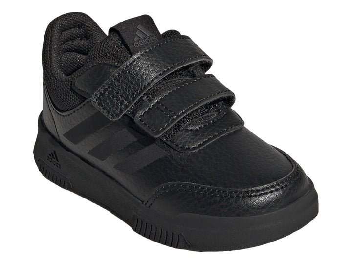 Tenis deportivos Adidas color negro con cierres de velcro para Niño.