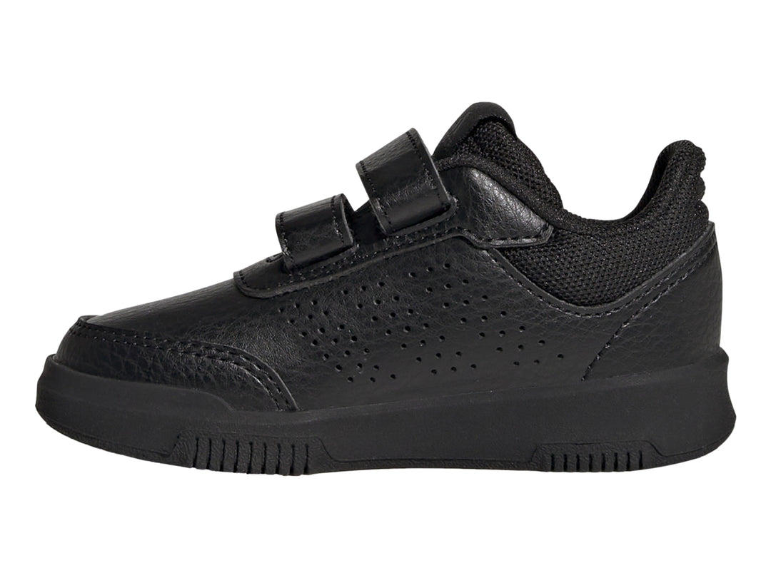 Tenis deportivos Adidas color negro con cierres de velcro para Niño.