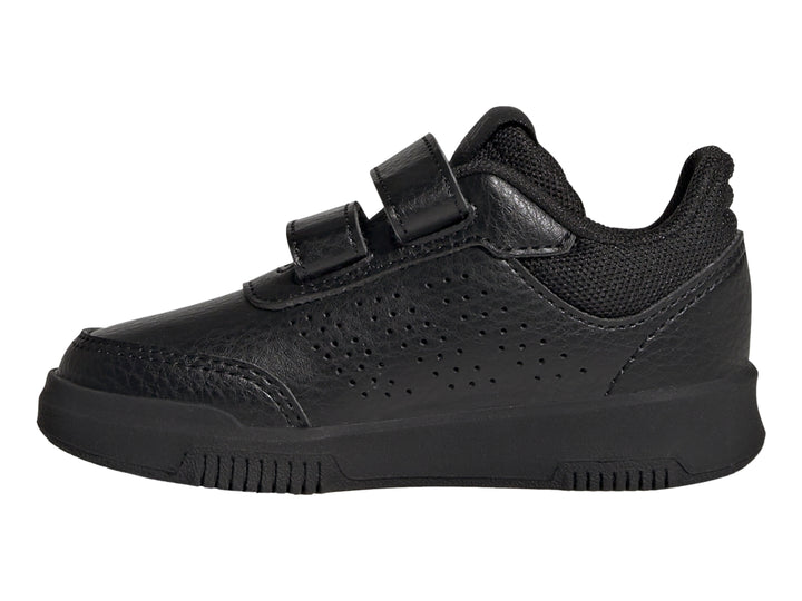 Tenis deportivos Adidas color negro con cierres de velcro para Niño.