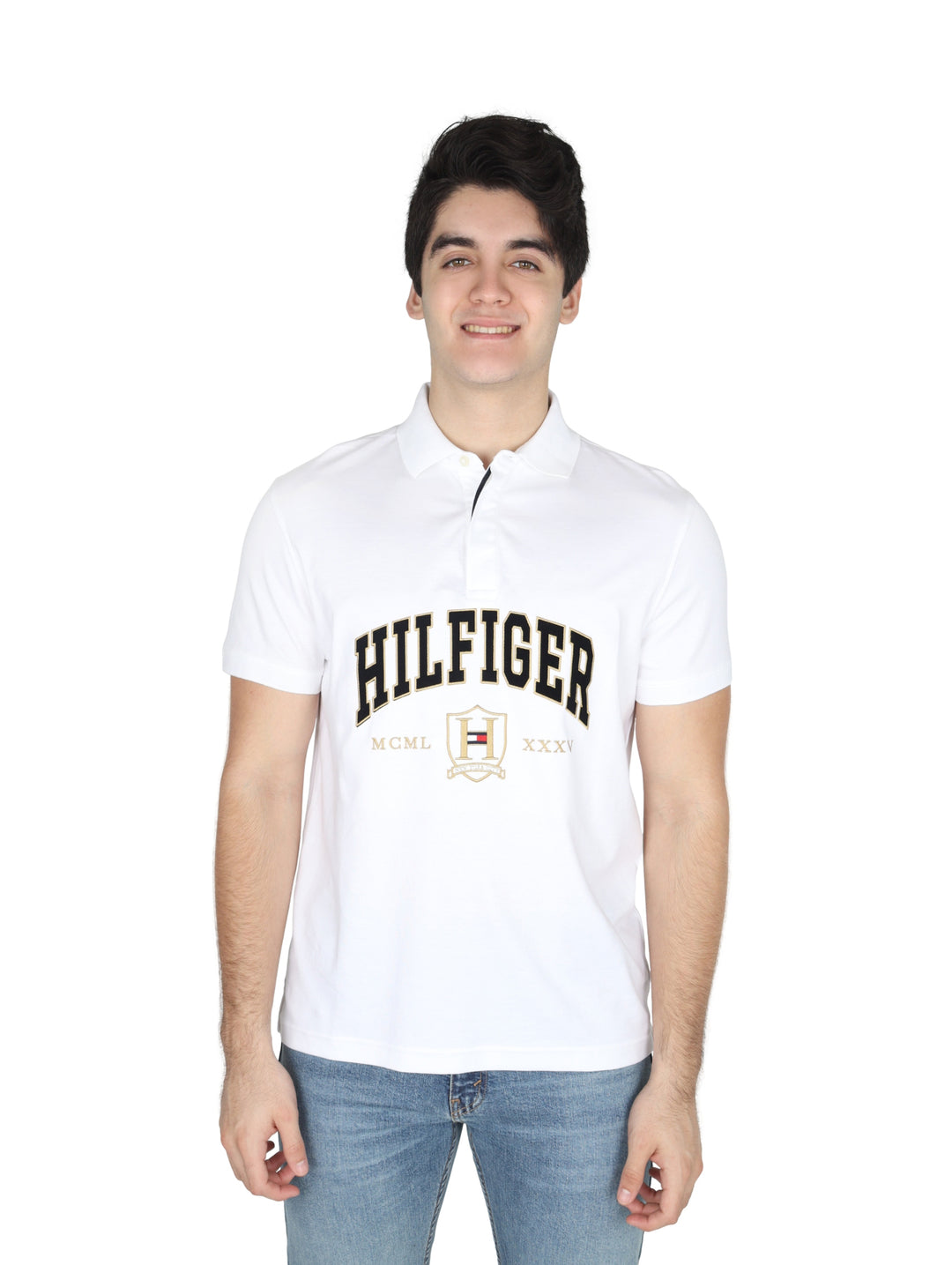 Playera Polo Tommy Hilfiger Blanco para Hombre