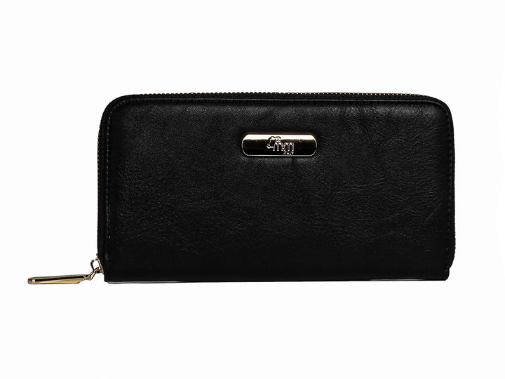 Cartera MM Bolsas Corrugado Negro para Mujer