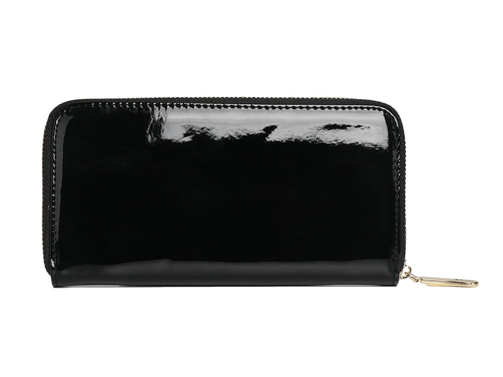 Cartera MM Bolsas de Charol Negro para Mujer