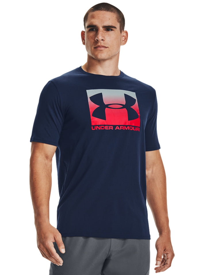 Playera Under Armour Boxed Sportstyle Azul Marino para Hombre