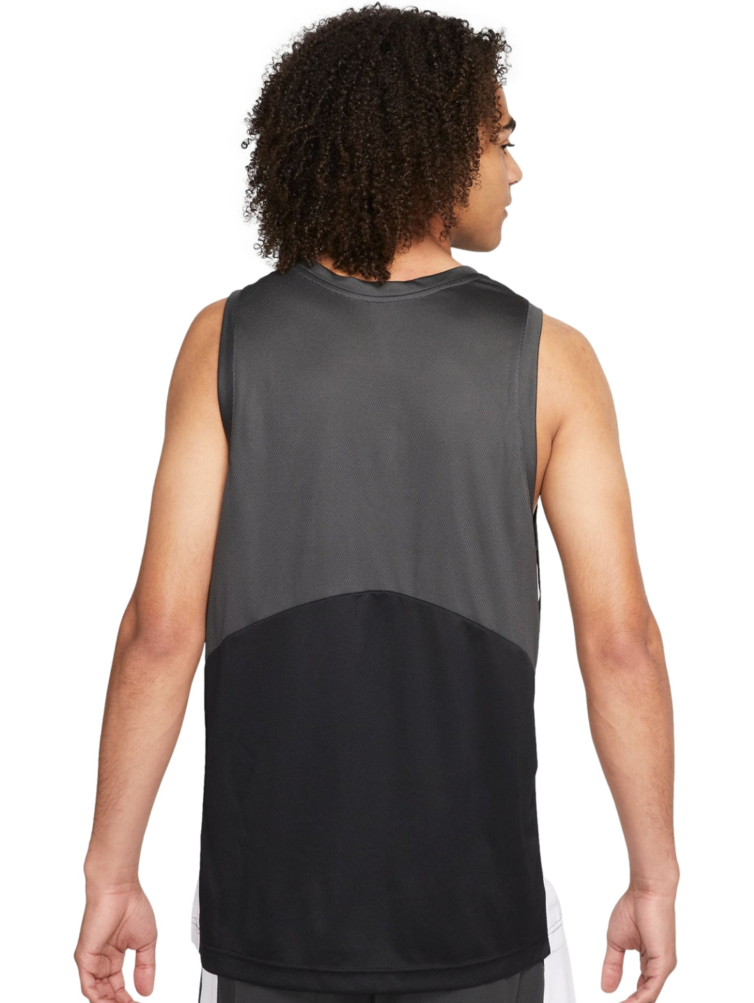 Playera Nike Starting5 Gris Oscuro y Negro para Hombre