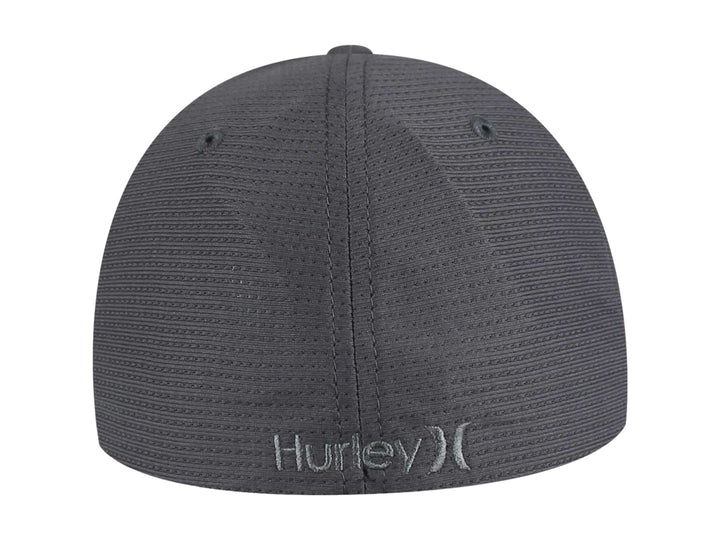 Gorra deportiva Hurley color stone con logotipo frontal y visera curva.