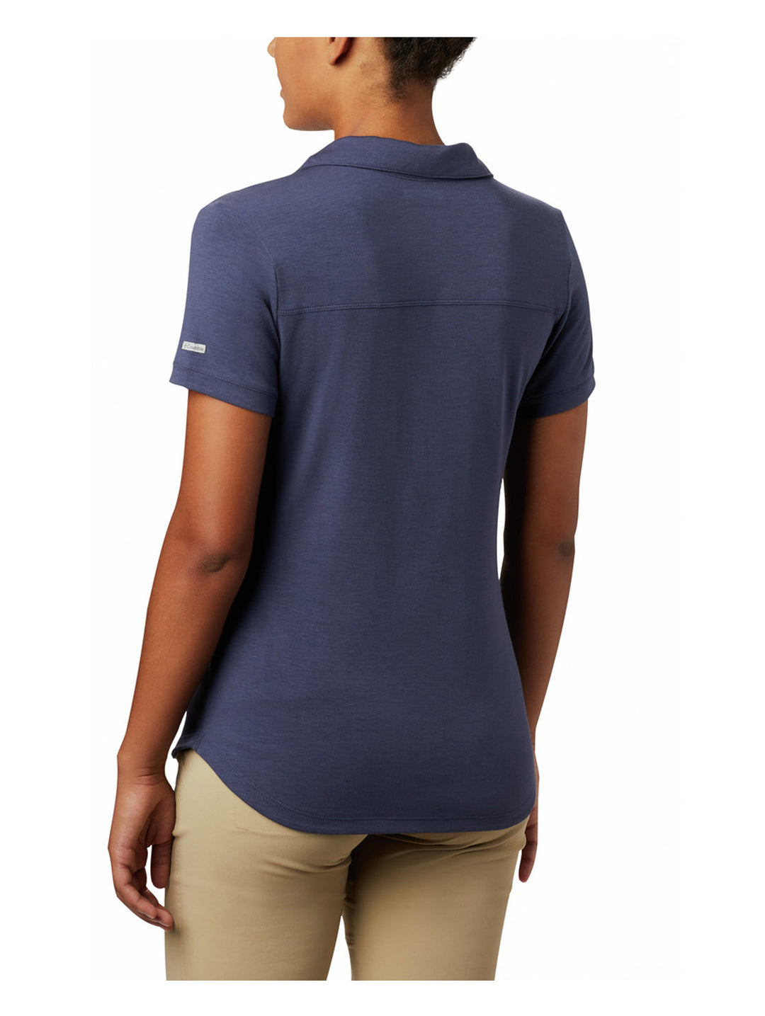 Playera Polo Columbia Essential Elements Azul Marino para Mujer