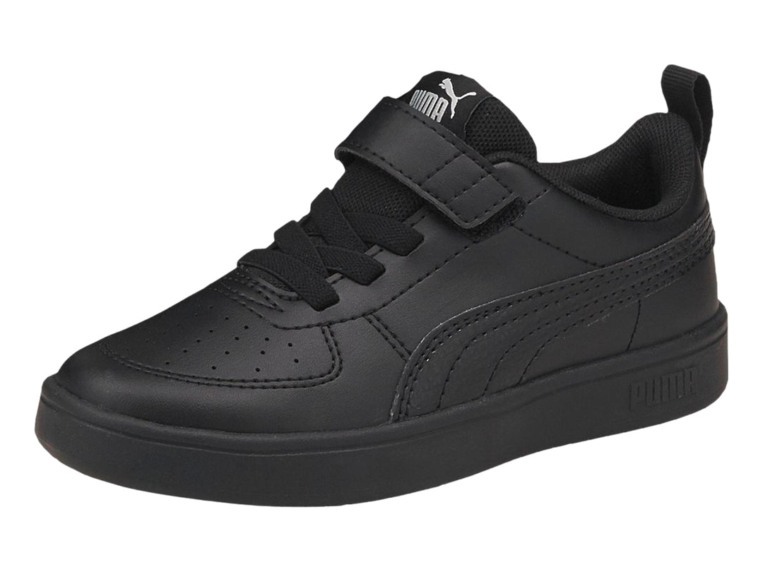 Tenis PUMA Rickie AC Negro y Gris para Niño