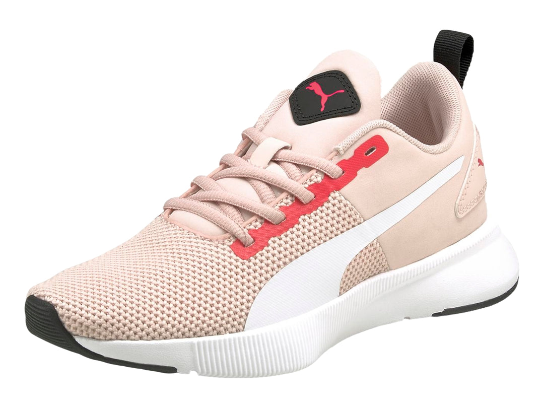 Tenis PUMA Flyer Runner Blanco y Rosa para Niña