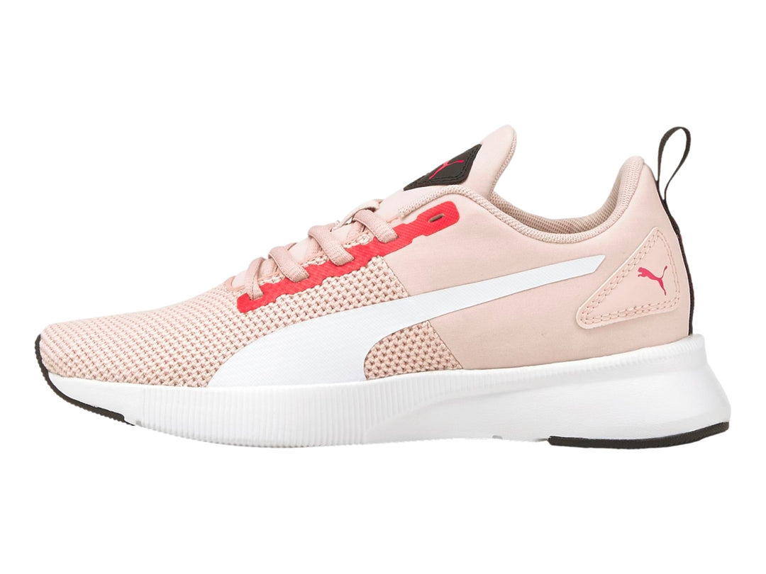 Tenis PUMA Flyer Runner Blanco y Rosa para Niña