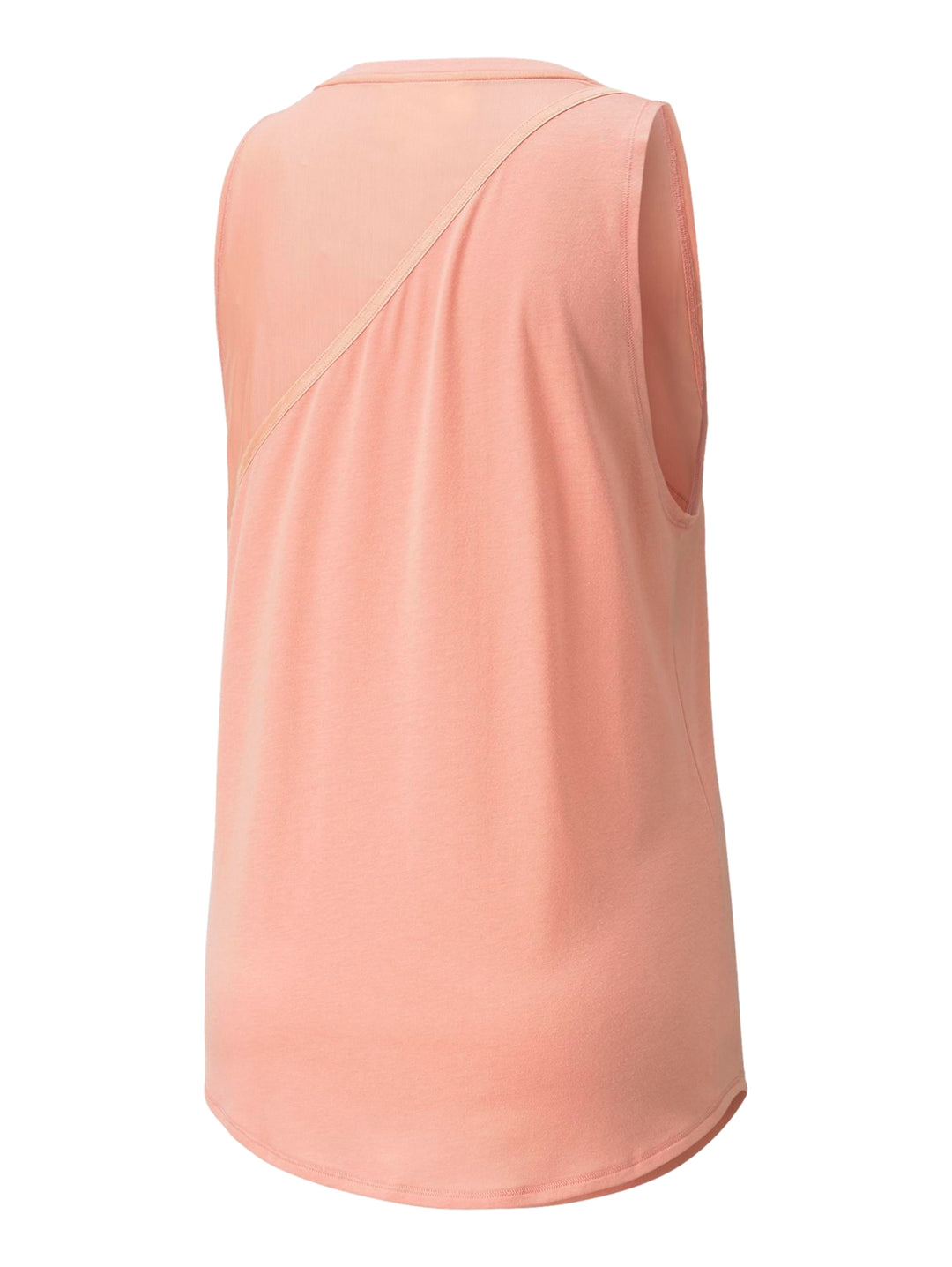 Camiseta deportiva sin mangas color rosa pálido para mujer.