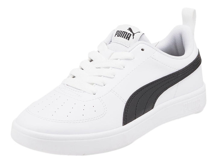 Tenis PUMA Rickie JR Blanco y Negro para Niño