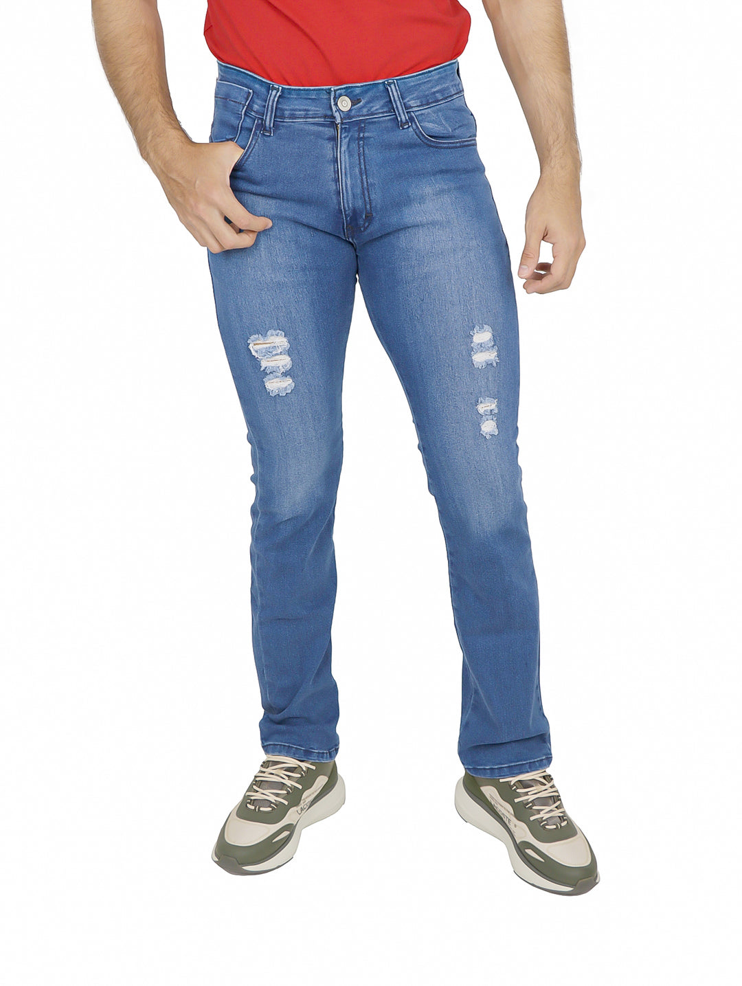 Pantalones XB Jeans Slim Fit Color Stone para Hombre