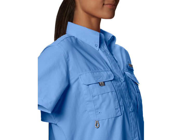 Camisa Columbia Bahama Manga Corta Mujer Color White Cap