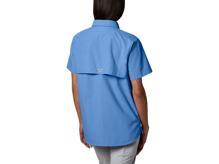 Camisa Columbia Bahama Manga Corta Mujer Color White Cap