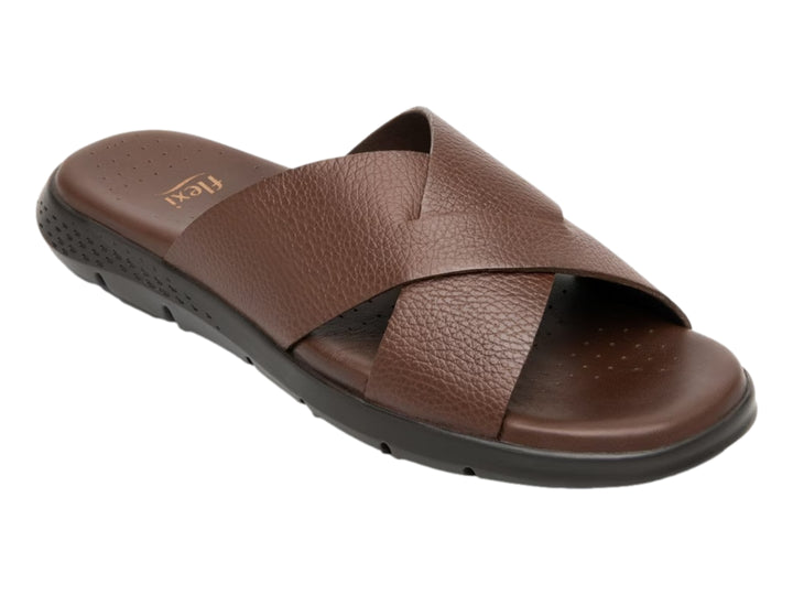 Sandalias Flexi Color Nogal para Hombre