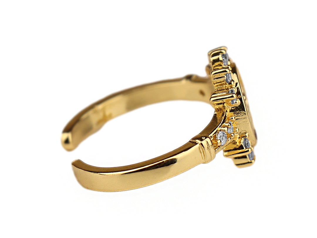 Anillo ROZE Dorado Unisex