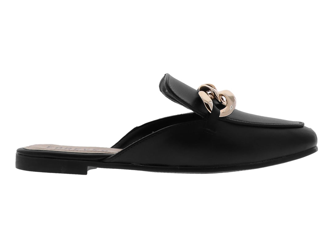 Zuecos Forever 21 Audrey Negro para Mujer