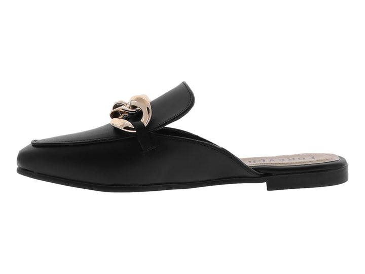 Zuecos Forever 21 Audrey Negro para Mujer