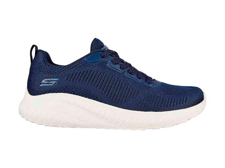 Tenis Skechers BOBS Squad Chaos Azul Marino para Mujer
