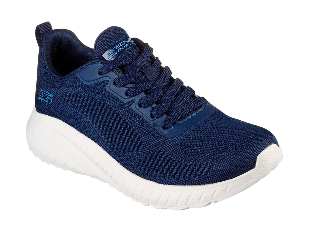 Tenis Skechers BOBS Squad Chaos Azul Marino para Mujer