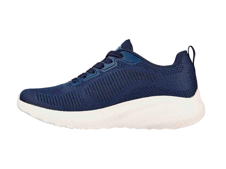 Tenis Skechers BOBS Squad Chaos Azul Marino para Mujer