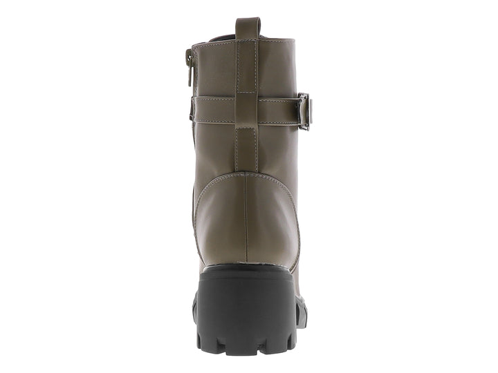 Botines Forever 21 Combat Verde para Mujer