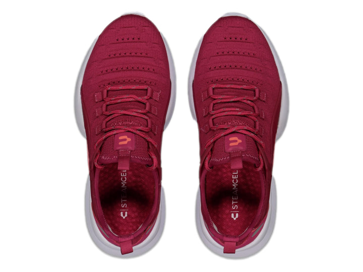 Tenis deportivos Charly en color fucsia con suela blanca y detalles en rosa.