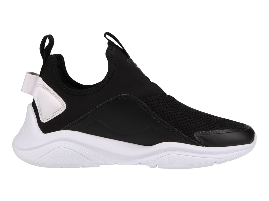 Tenis deportivos Champion Legend Neo Lo color negro con suela blanca, estilo slip-on sin agujetas.