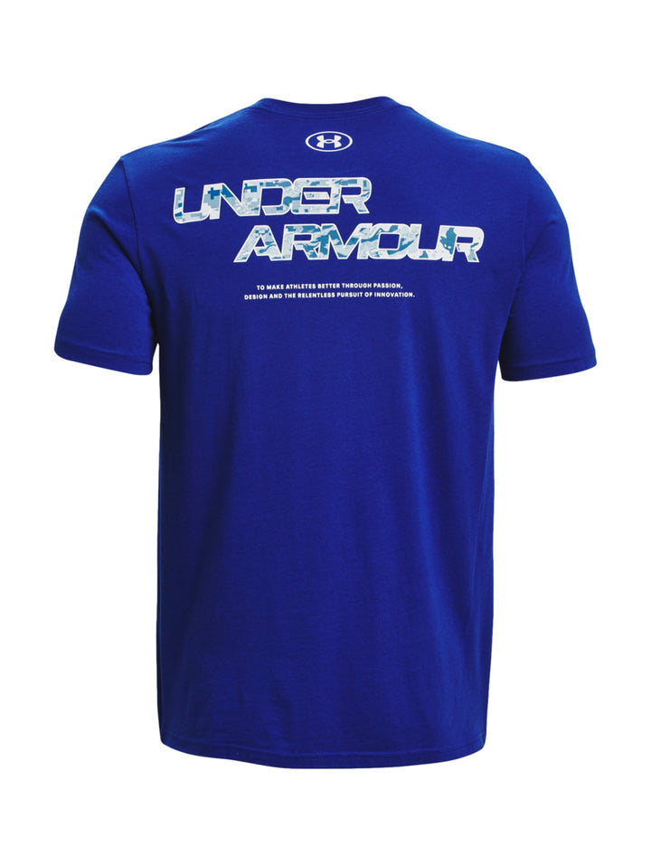 Playera Under Armour ABC Camo Fill Azul para Hombre