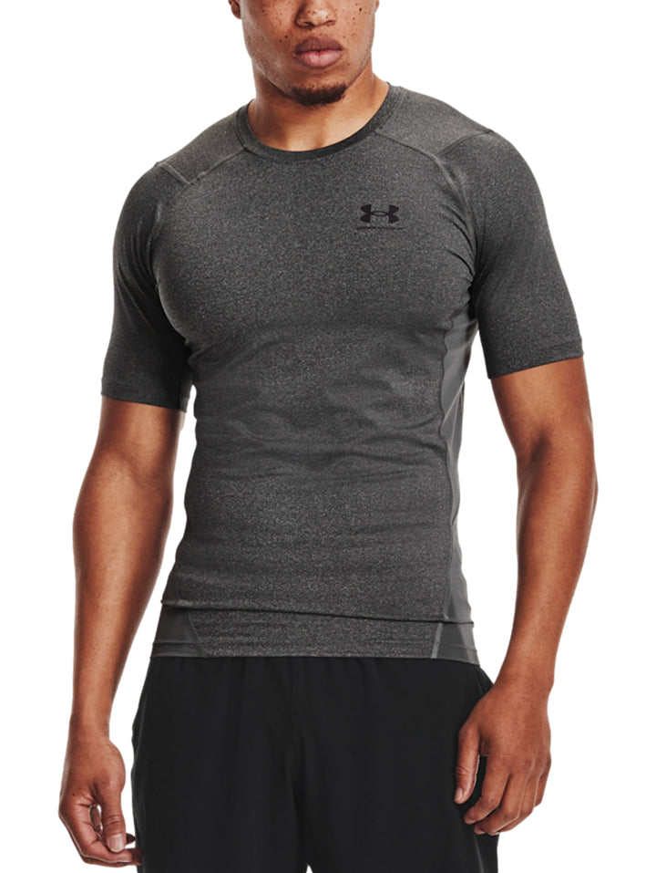 Playera Under Armour HG Armour Comp Gris para Hombre