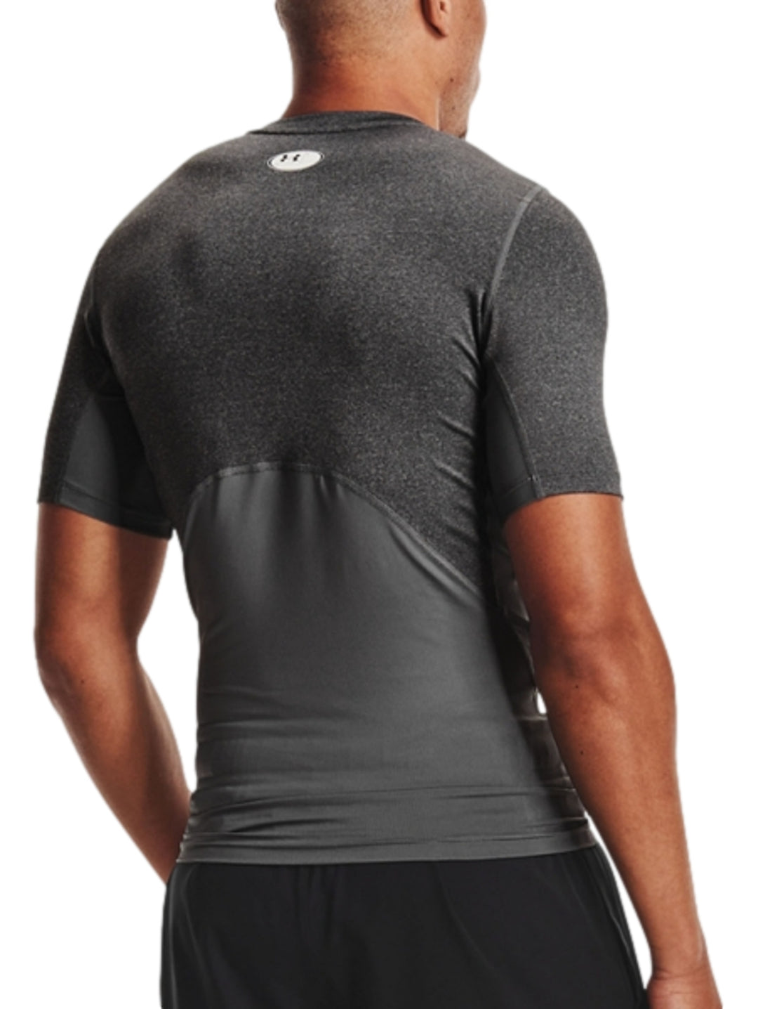 Playera Under Armour HG Armour Comp Gris para Hombre