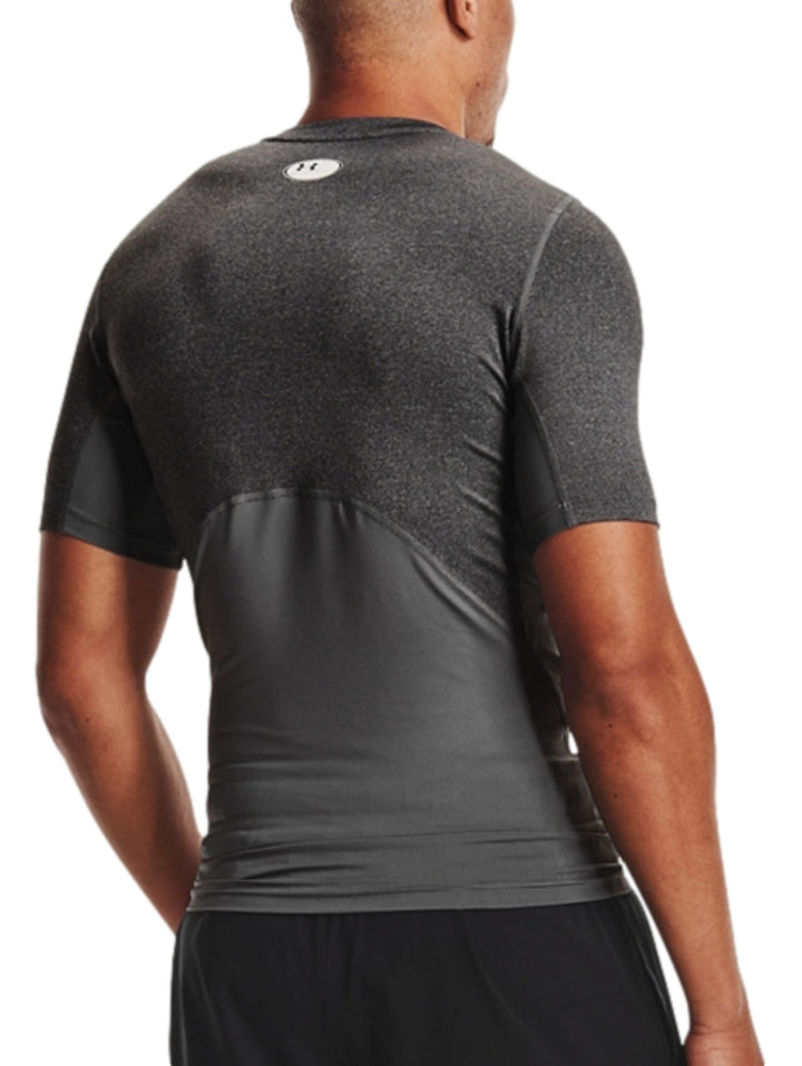 Playera Under Armour HG Armour Comp Gris para Hombre