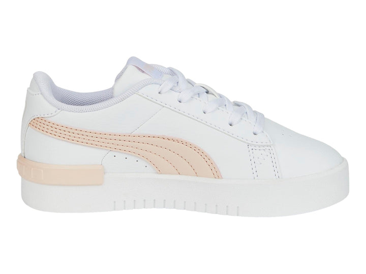 Tenis PUMA Jada PS color blanco con detalles en rosa claro, estilo deportivo y casual.