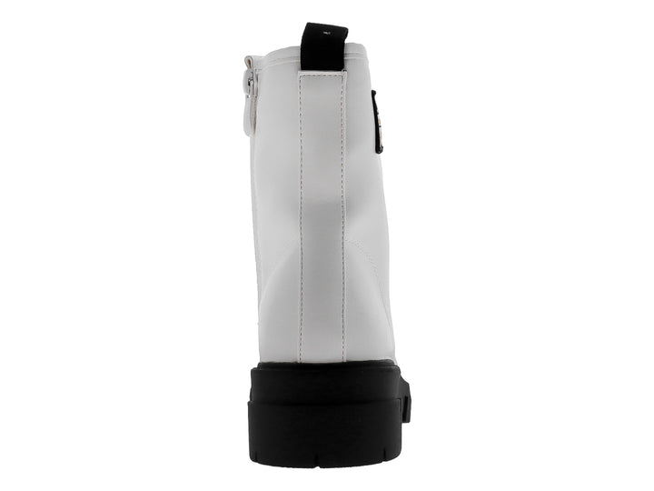 Botines Combat Roze Blanco para Mujer
