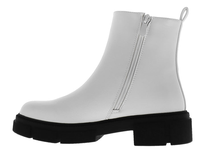 Botines Combat Roze Blanco para Mujer