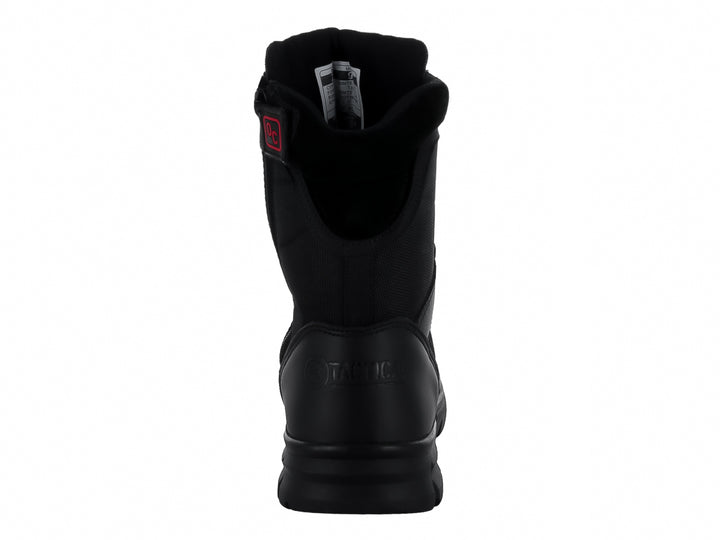 Bota táctica OC Tactical de color negro, caña alta con cordones y suela resistente.