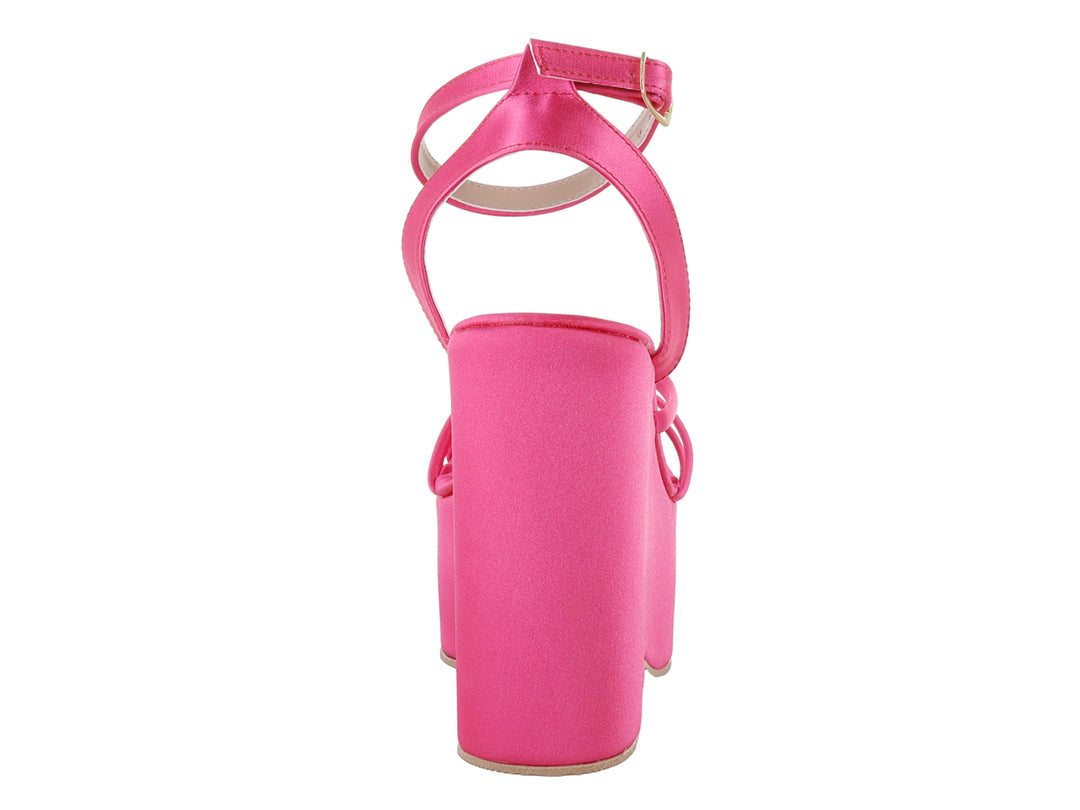 Sandalias de Plataforma Roze Color Pitaya para Mujer