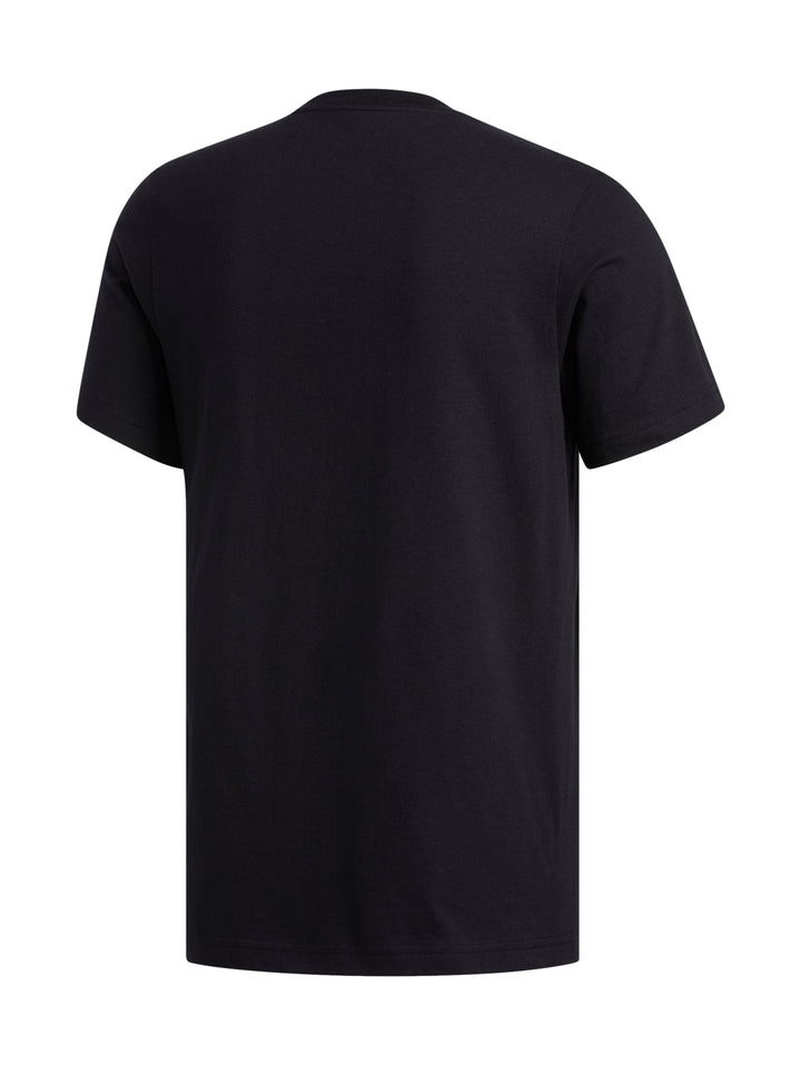 Playera Adidas Basic Bos Tee Negro y Blanco