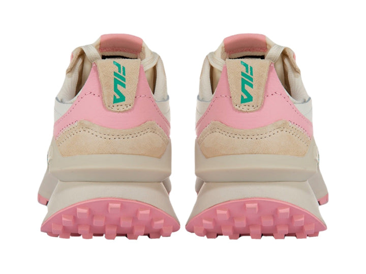 Tenis FILA Renno N-Generation Blanco y Rosa para Mujer