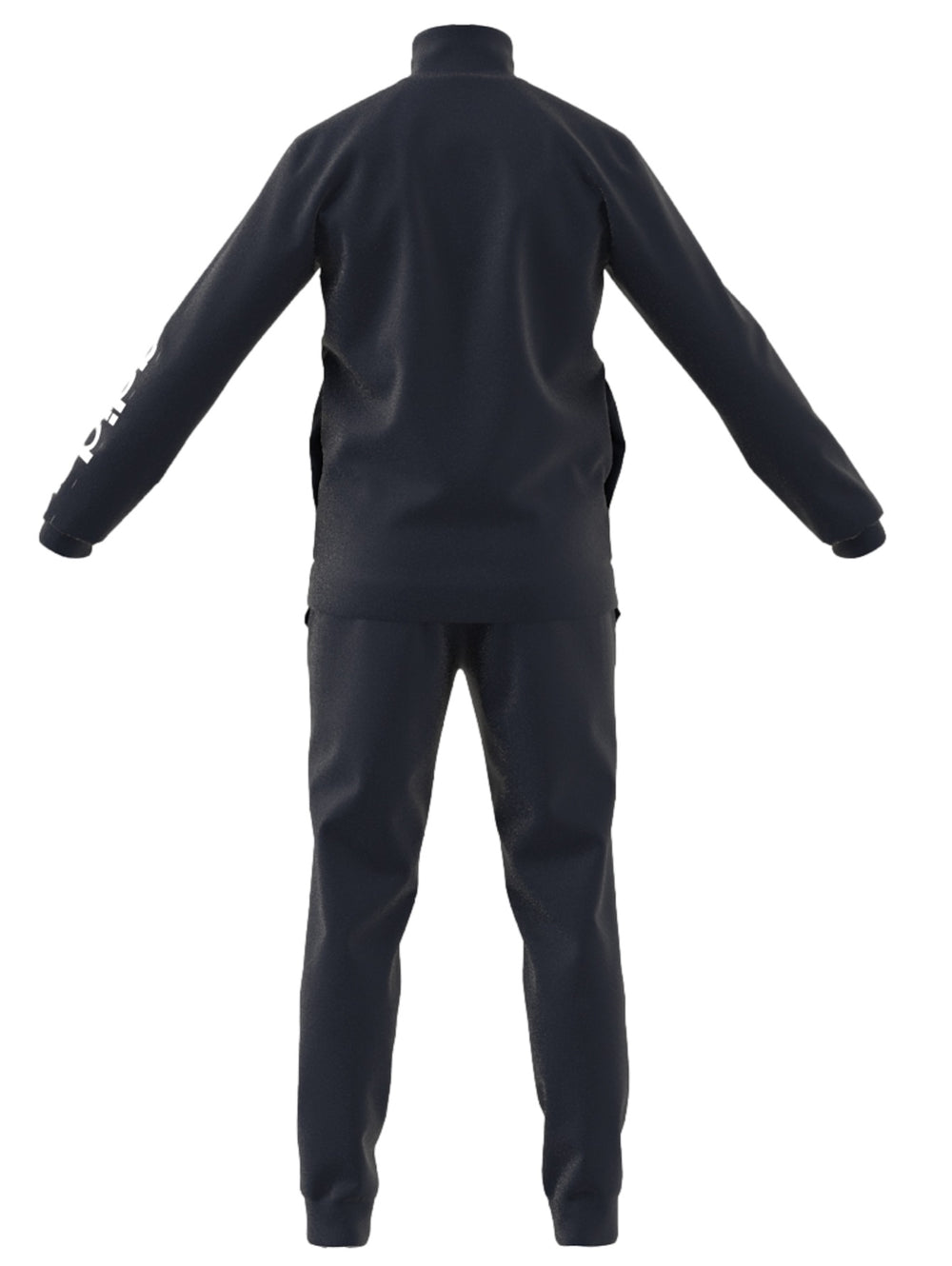 Conjunto deportivo Adidas color azul marino oscuro compuesto por chaqueta y pantalón.