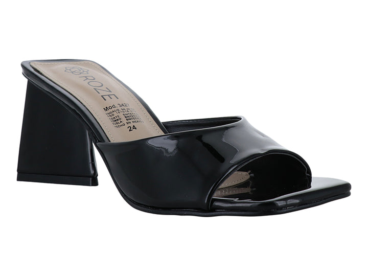 Zapatillas ROZE Charol Negro para Mujer